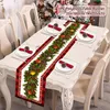 Christmas Decorations Table Runner Merry Decoration For Home Xmas Party Decor 2022 Navidad Notal Noel Ornament Happy Year 2023