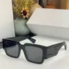 Print Dikke Been Zonnebril Symbole SPR 12Z Vrouwen Vintage PC Vierkant Frame Zonnebril Mannen geometrische tempels Luxe Merk Reizen Rijden driehoek logo Shades UV400