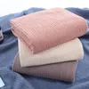 Blankets Cotton Waffle Cover Blanket Comfortable And Breathable Solid Color Honeycomb Nap Pure Air Conditioning