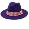 Boinas por atacado Fedoras Fedoras Unissex Red Band Fedora Cap Lime Green Felt Event Fashion Orange