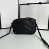 FASHION Marmont FEMME Sacs Femme Luxurys Designers Sac à main en cuir avec sacs à main de marque Chaîne Messenger Sac à bandoulière Totes Lady Wallet Purse Camera Bag Sacs à main