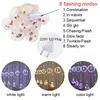 Strings Guirlandes lumineuses 8 modes LED guirlande de guirlandes de Noël souhait boule lumière pour arbre maison jardin fête de mariage décoration intérieure extérieure