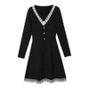 Casual Dresses Autumn Women's Sticke