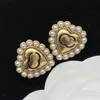 Stud donne designer orecchino di perla gioielli di lusso forma di amore orecchio moda donna designer di marca cerchi s orecchini a cerchio in oro 2022
