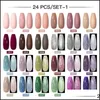 Nail Art Kits Nail Art Kits 28/30Fles Gel Polish Set Reflecterende Magnetische Semi Permanente Vernissen Soak Off Uv Led Base Top Coat Ki Dhixl