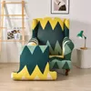 Chair Covers Elastic Tiger Stool Cover Single All-Inclusive Sofa American Print Jacquard Two-piece Set