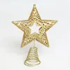 Christmas Decorations Delicate Convenient Xmas Tree Ornaments Top Star Reusable Desk Anti-deform For Festival