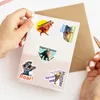 50 pièces dinosaure autocollants mignon étanche dessin animé autocollant pour enfants pour papeterie bagages enseignement récompenses BP321