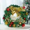 Decoratieve bloemen Kerstmis krans kunstmatige pinecone rode bessen slinger hangende decoraties voorste vrolijke ornamenten boomdeur muur w b3s8