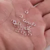 Anelli di salto in acciaio inossidabile argento placcato 50pcs-1000pcs/Accessori per collana fai-da-da-te parti delle catene