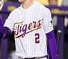 Baseball bär nya baseball college tröjor college 2020 LSU Jersey 8 Alex Bregman Daniel Cabrera Drew Bianco Cade Doughty Aaron Nola Landon