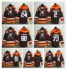 Niestandardowe bluzy z kapturem Cleveland''Browns'men Women Youth Amari Cooper Deshaun Watson Myles Garrett Denzel Ward Nick Chubb Lace-Up Pullover