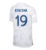 2022 Dames BenzEMA MBAPPE GRIEZMANN Voetbalshirt 22/23 Franse KANTE POGBA ZIDANE GIROUD MATUIDI Kimpembe VARANE PAVARO Dame Vrouw Voetbalshirt Uniform