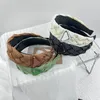 23ss 4color Classics Fashion Designer C Letter Printing Bowknot Headband Women Vintage Wide Edge Cloth Hair Hoop Outdoor Headwrap Accessories