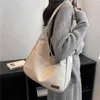 Abendtaschen Burminsa Slouchy Wide Strap Weiche Schulter für Frauen Winter 2022 Trend Große Kapazität Shopper Weibliche Tote Damen Handtaschen