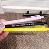 Jel Kalem Yazma Malzemeleri Ofis Okulu İşletme Endüstriyel 11 PCS/LOT Komik Kalemler Metin Tazminat Basın Silindir Top Pen