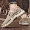 GAI Dress Shoes Men's Casual Canvas Breathable Loafers Male Comfortable Outdoor Walking Classic Sneakers 221022 GAI