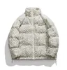 Veste d'hiver Hommes Vers Le Bas Parkas Harajuku Casual Épaissir Chaud Solide Rembourré Puffer Vestes Hip Hop Lâche Bulle Manteaux Streetwear Outwear