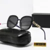 Óculos de sol de luxo para homem e mulher unissex designer quadrado óculos de sol de praia retrô armação sem aro design de luxo UV400 parte superior com caixa