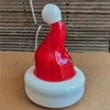 Стеклянная вода Bong Dab Rig Рождественская шляпа Подарок кальян 10 -мм деварский женский сустав Красная белая труба Бонгс борициликат мини -риг Perc Craftbong