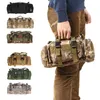 Bolsas de caminhada Bolsa de cintura ao ar livre 600d Sacos de ombro à prova d'água de escalada Oxford Bolsa de acampamento de acampamento de pesca militar mochila bolsa l221014