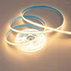 Remsor 12V 24V COB LED -strip Light IP20 IP67 Vattentät 320/384 LED/M RA90 Hög densitet Flexibel banddiode mjuk dimbar