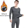 Mäns Sleepwear Fanceey Winter Thermo Underwear Thermal Men Thick Fleece Long Johns Men Thermal Clothing Sports Compression Underwear For Men T221017