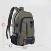 Bolsa de caminhada Mochila Mochila 2022 New Canvas de grande capacidade Backpack Backpack Back Backpack Man L221014