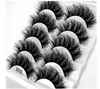 Multilayer Thick Long False Eyelashes Naturally Soft and Delicate Hand Made Reusable Curly Mink Fake Lashes Extensions Makeup for Eyes Messy Crisscross DHL