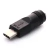 Belysningstillbeh￶r DC Power Adapter Converter 5.5x2.1mm Kvinnuttag till USB Typ C Male Connector DCTO USBC f￶r b￤rbar datornotbok Dator 10st D2.5