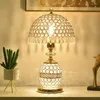 Table Lamps Crystal Lamp Bedroom Light Luxury Romantic European Style Home Warm Marriage Simple Modern Creative Wedding Room Bedside