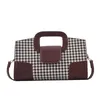 Sacs de designer Sacs à main de mode Houndstooth Femmes Bandbody Messenger Sac 2022 Designer de luxe Sac à main Épaule avec écharpe