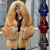 Women's Fur Faux Fur Down Parkas KAI-MO Women Coat Long Parka Waterproof Big Collar Hood Thick Warm Liner Winter Jacket s-5xl