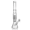 Foto reale Braccio Albero Inline Perc Narghilè Bubbler Bong in vetro trasparente con diffusore Downstem Tubi per acqua in vetro Olio Dab Rig Accessori per fumatori