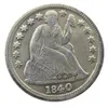 US Liberty Seted Dime 1840 P/S 크래프트 실버 도금 사본 동전 금속 다이 제조 공장 가격