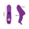 Klitorisstimulator g spot massage trådlös fjärrkontroll fingervibrator kvinnlig onanator 9 frekvens för kvinnor