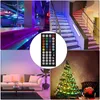 Streifen 5m 10m 20m Bluetooth Smart LED-Streifenlichter RGB SMD Flexibles Band für Wandraum-Klebebanddiode DC 12V-Steuerung