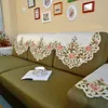 Chair Covers Peach Roses Series Rural Cloth Art Chinese Embroidery Sofa Cover Towel Cushion Back Of A Rotary