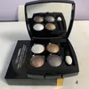 Brand C Makeup Eye shadow 4 Colors Matte Shimmer Natural Waterproof Eyeshadow shadows palette with brush 6 styles