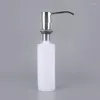 Robinets de cuisine 300ML Distributeur de savon de comptoir Évier intégré liquide pour le remplacement de la salle de bain