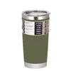 20 oz Tumbler Voyage Voiture Tasse Double Paroi Froide ou Chaude Bière Tasse À Café Flacons À Vide Isolé En Acier Inoxydable Thermos Bouteille D'eau wly935