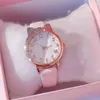 Armbanduhren 1 stücke Rosa Sakura Mond Stern Freundinnen Niedlichen Cartoon Mädchen Armbanduhr Nur Frauen Uhren