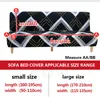 Chair Covers Stretch Sofa Bed Cover Full Folding Armless Washable Elastic Futon Slipcover Printed Spandex Couch Furniture Protector