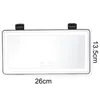 Interi￶rstillbeh￶r Universal bil LED Makeup Mirror Touch Switch 3 Belysningsl￤ge Baks￤tet S￤kerhet bak