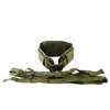 Jaktjackor Taktiska justerbara nylonb￤lte Milit￤r Molle Belt Army Rappelling Vest Midjeband Wargame utomhustillbeh￶r