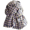 Scarves Modern thousand bird lattice scarf women's winter imitation cashmere elegant atmosphere shawl Korean fashion versatile warm Bib