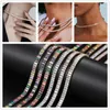 Ras du cou géométrique cristal Tennis chaînes collier femmes Kpop Sexy glacé zircone cou femme couleur or bijoux 2022 cadeaux OHN