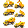 Diecast Model Cars Simulation Toy Children's Boys Truck Beach Toys RC Engineering Car Tractor 1017