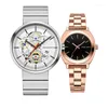 Montres-bracelets Miyota 2035 Quartz Machine CoreTop Marque Couple Montre-Bracelet Hommes Femmes Sauvage Original 3ATM Étanche Montres En Acier Inoxydable