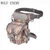 Sacs de randonnée WOLF ENEMY Sports de plein air Sac de jambe tactique en nylon 1000D Sac de jambe de taille pour le camping Randonnée Escalade Sac de taille militaire pour hommes L221014